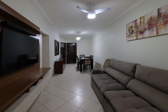 Sala de Estar de apartamento à venda com 3 quartos, 90m² em Parque Industriario, Santo André