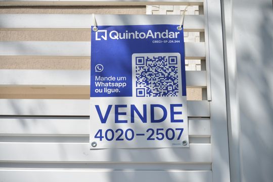 Placa de apartamento à venda com 2 quartos, 126m² em Casa Branca, Santo André