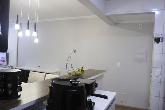 Cozinha de apartamento à venda com 3 quartos, 76m² em Vila Rosalia, Guarulhos