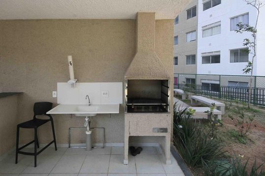 Área comum - Churrasqueira de apartamento para alugar com 2 quartos, 35m² em Fazenda da Juta, São Paulo