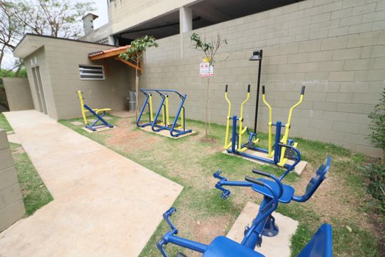 Área comum - Academia ao ar livre de apartamento para alugar com 2 quartos, 55m² em Padroeira, Osasco