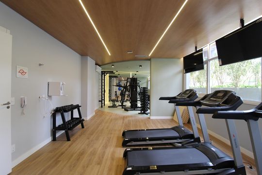 Área Comum - Academia de kitnet/studio para alugar com 1 quarto, 26m² em Vila Olímpia, São Paulo