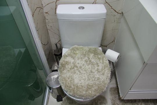 Banheiro Social de apartamento à venda com 3 quartos, 116m² em Picanço, Guarulhos