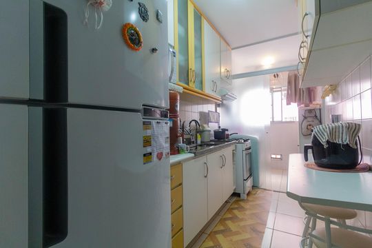Cozinha de apartamento à venda com 3 quartos, 76m² em Vila Buenos Aires, São Paulo