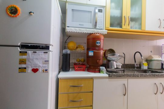 Cozinha de apartamento à venda com 3 quartos, 76m² em Vila Buenos Aires, São Paulo
