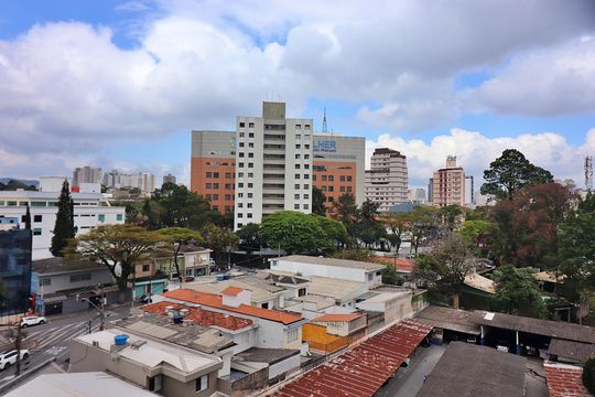 Vista da Suíte de apartamento à venda com 3 quartos, 68m² em Nova Petrópolis, São Bernardo do Campo