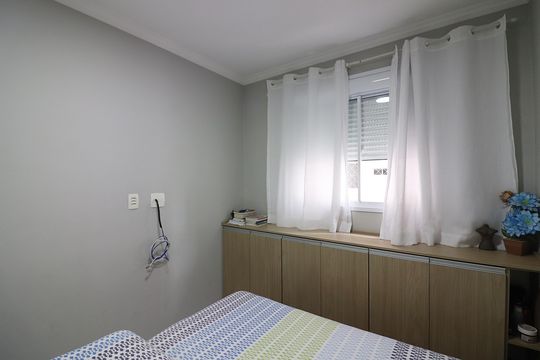 Quarto 1 - Suíte de apartamento à venda com 2 quartos, 56m² em Planalto, São Bernardo do Campo
