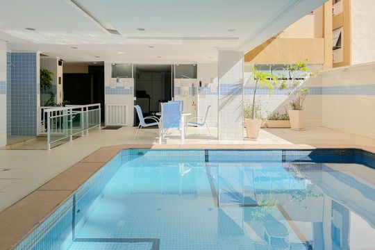 Área comum - Piscina de apartamento para alugar com 1 quarto, 61m² em Ipanema, Rio de Janeiro