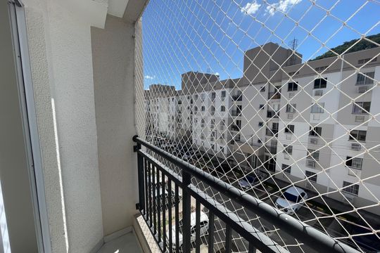 Varanda da Sala de apartamento à venda com 2 quartos, 46m² em Taquara, Rio de Janeiro