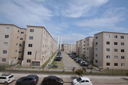 Vista da Sala de apartamento para alugar com 2 quartos, 40m² em Campo Grande, Rio de Janeiro