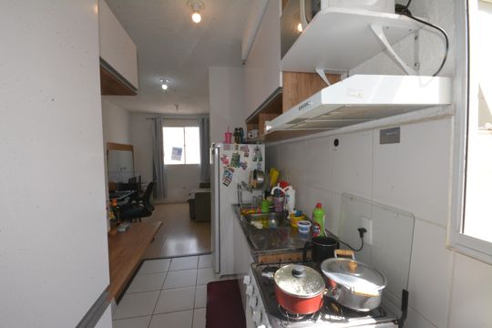 Cozinha de apartamento para alugar com 2 quartos, 40m² em Campo Grande, Rio de Janeiro