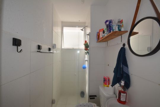 Banheiro Social de apartamento para alugar com 2 quartos, 40m² em Campo Grande, Rio de Janeiro