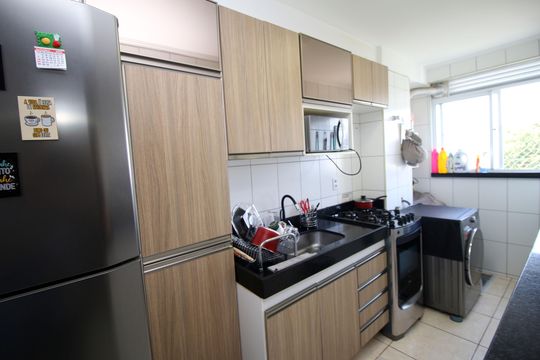 Cozinha de apartamento à venda com 2 quartos, 50m² em Colégio, Rio de Janeiro