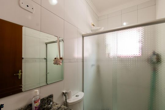 Banheiro da Suíte 3 de casa à venda com 3 quartos, 148m² em Jardim Brasilia, São Paulo