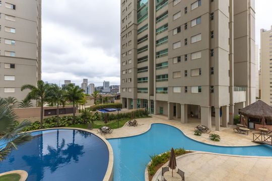 Vista da Área Privativa de apartamento para alugar com 3 quartos, 148m² em Vila da Serra, Nova Lima