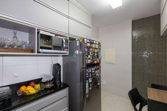 Cozinha de apartamento para alugar com 3 quartos, 148m² em Vila da Serra, Nova Lima