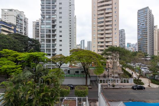 Vista da Suíte de apartamento à venda com 3 quartos, 67m² em Moema, São Paulo