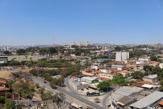VIsta Varanda Sala de apartamento para alugar com 1 quarto, 36m² em Coração Eucarístico, Belo Horizonte