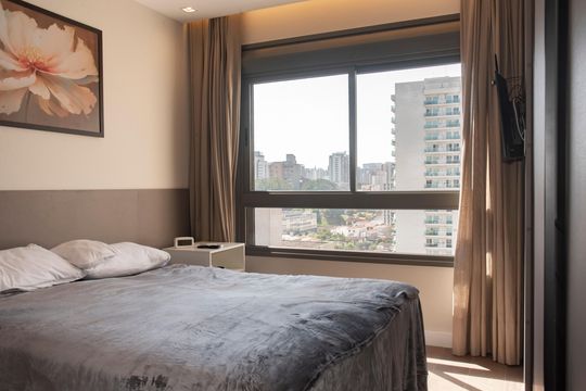 Suíte de apartamento à venda com 2 quartos, 88m² em Vila Clementino, São Paulo