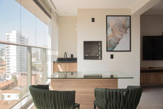 Varanda gourmet de apartamento à venda com 2 quartos, 88m² em Vila Clementino, São Paulo