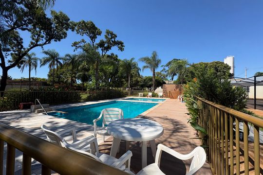 Área comum - Piscina de apartamento para alugar com 2 quartos, 43m² em (l-10), Ribeirão Preto