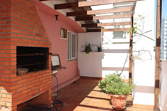 Churrasqueira da Cobertura de apartamento para alugar com 3 quartos, 183m² em Bom Fim, Porto Alegre