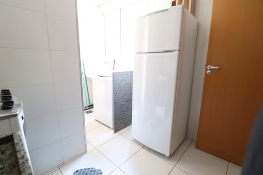 Cozinha de apartamento para alugar com 1 quarto, 42m² em Centro, Uberlândia