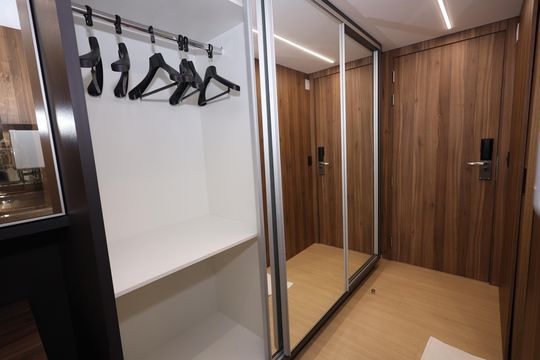Quarto - Armários de apartamento para alugar com 1 quarto, 30m² em Setor Marista, Goiânia
