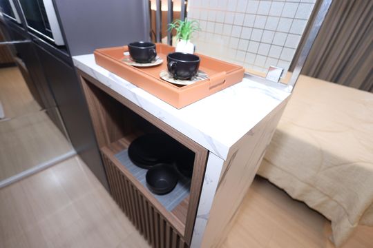 Detalhe da cozinha de apartamento para alugar com 1 quarto, 30m² em Setor Marista, Goiânia