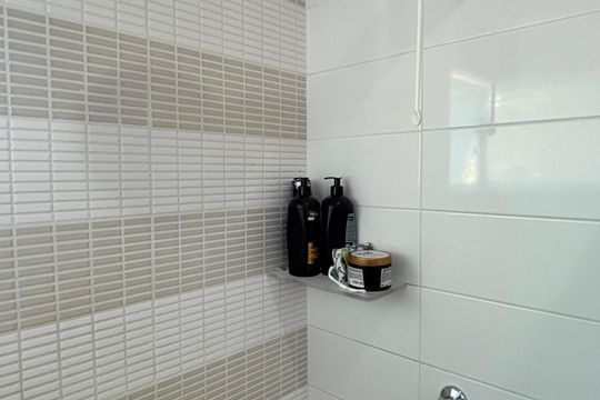 Banheiro da Suíte de casa à venda com 3 quartos, 134m² em Vila Pires, Santo André