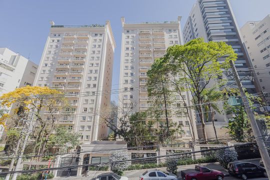 Vista da Suíte de apartamento para alugar com 3 quartos, 157m² em Paraíso, São Paulo