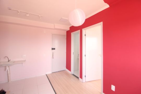 Sala de apartamento à venda com 2 quartos, 34m² em Veleiros, São Paulo