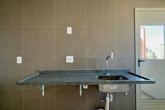 Cozinha de apartamento à venda com 2 quartos, 94m² em Pinheiros, São Paulo