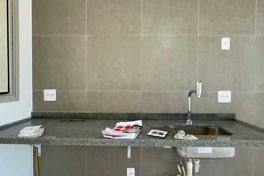Cozinha de apartamento à venda com 3 quartos, 126m² em Pinheiros, São Paulo