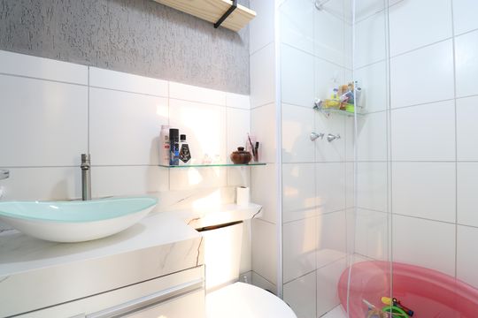 Banheiro de apartamento à venda com 2 quartos, 40m² em Barra Funda , São Paulo