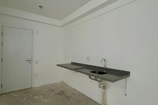 Cozinha de kitnet/studio à venda com 1 quarto, 45m² em Pinheiros, São Paulo