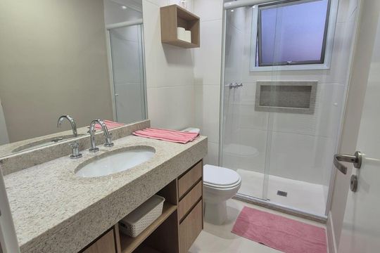 Banheiro 2 de apartamento à venda com 2 quartos, 65m² em Vila Guarani, São Paulo