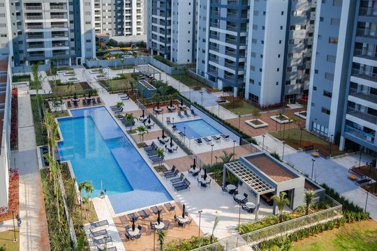 Área comum de apartamento à venda com 3 quartos, 152m² em City América, São Paulo