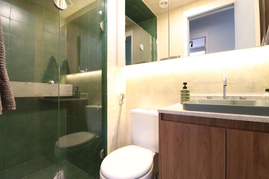 Banheiro de apartamento à venda com 2 quartos, 42m² em Barra Funda, São Paulo