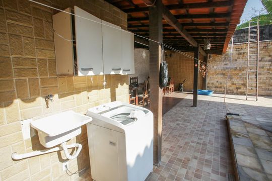 Área de Serviço de casa à venda com 4 quartos, 219m² em Curicica, Rio de Janeiro