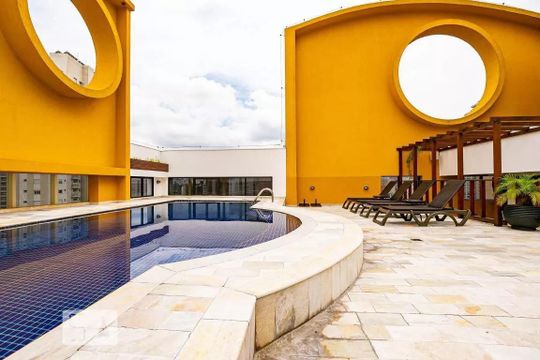 Área comum - Piscina de apartamento para alugar com 1 quarto, 35m² em Vila Uberabinha, São Paulo