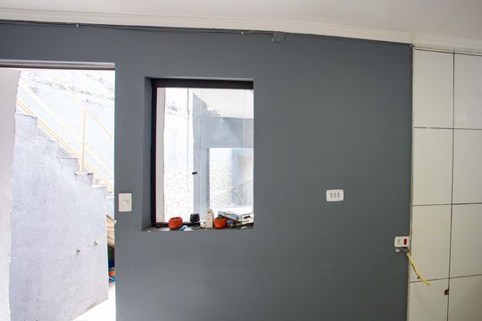 Cozinha de casa para alugar com 1 quarto, 45m² em Piraporinha, Diadema