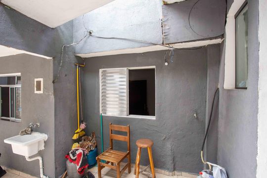 Área de Serviço de casa para alugar com 1 quarto, 45m² em Piraporinha, Diadema