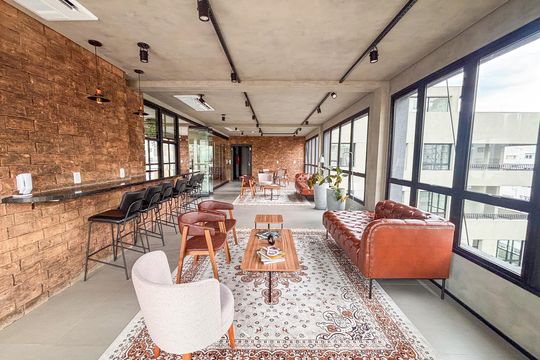 Área comum de apartamento à venda com 1 quarto, 20m² em Cerqueira César, São Paulo