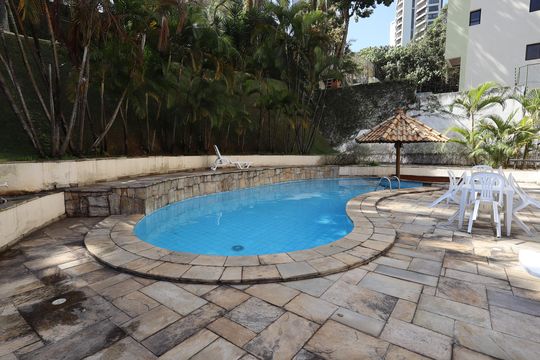 Área comum - Piscina de apartamento para alugar com 1 quarto, 34m² em Vila Suzana, São Paulo