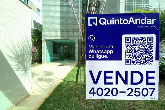 Placa ISZK-147 de apartamento à venda com 3 quartos, 110m² em Buritis, Belo Horizonte