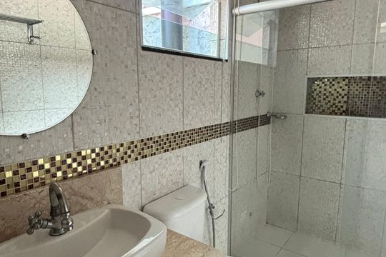 Banheiro da Suíte 1 de casa à venda com 4 quartos, 300m² em Vila Guiomar, Santo André
