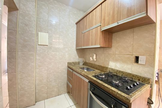 Cozinha de apartamento à venda com 3 quartos, 70m² em Todos Os Santos, Rio de Janeiro