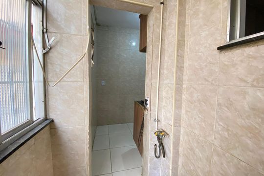 Área de serviço de apartamento à venda com 3 quartos, 70m² em Todos Os Santos, Rio de Janeiro