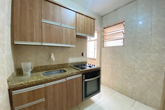 Cozinha de apartamento à venda com 3 quartos, 70m² em Todos Os Santos, Rio de Janeiro